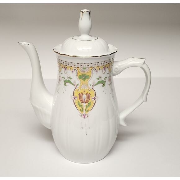 Vintage 1950s China Teacup/Saucers & Creamer Set - Picture 10 of 12